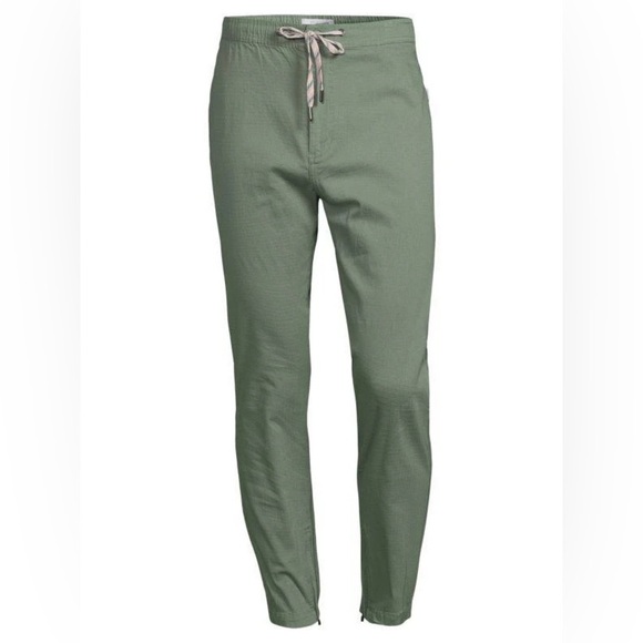Onia All Terrain Ripstop Cotton Joggers in Sea Moss Green Men’s Small Pants. 2 - Picture 13 of 13